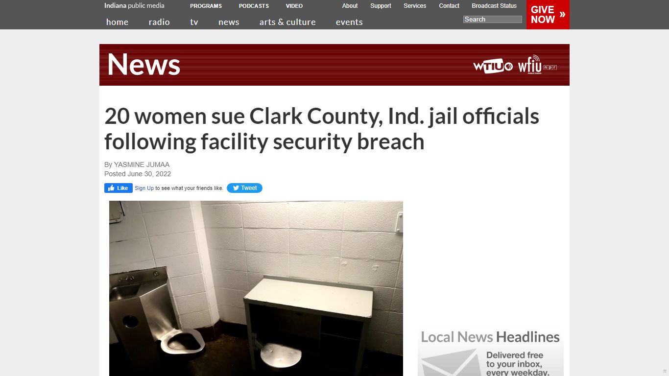 20 women sue Clark County, Ind. jail officials following facility ...